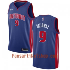 NBA Detroit Pistons Trikot Langston Galloway 9 Nike 2017-18 Blau Swingman - Herren